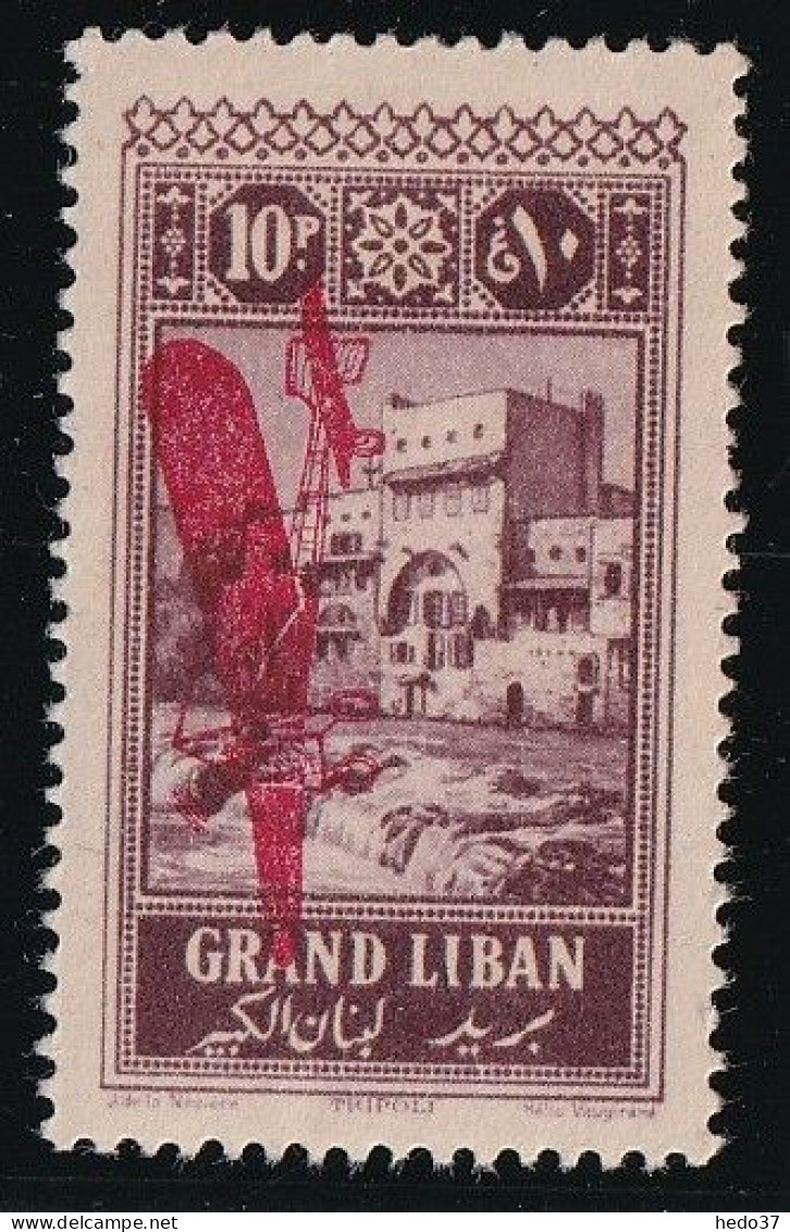 Grand Liban Poste Aérienne N°16 - Neuf * Avec Charnière - TB - Luchtpost