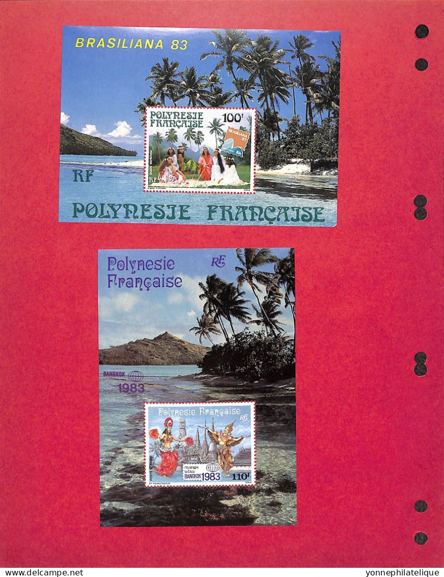 POLYNESIE FRANCAISE - SUPERBE Collection Neufs et oblitérés sur charnieres   - états :voir tous les scans-