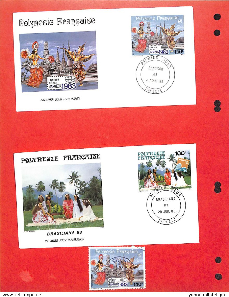 POLYNESIE FRANCAISE - SUPERBE Collection Neufs et oblitérés sur charnieres   - états :voir tous les scans-