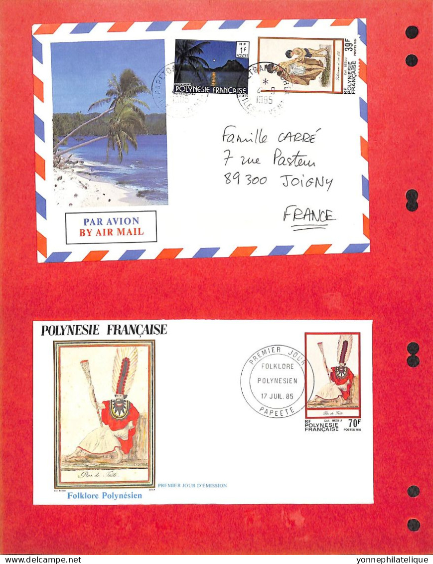 POLYNESIE FRANCAISE - SUPERBE Collection Neufs et oblitérés sur charnieres   - états :voir tous les scans-