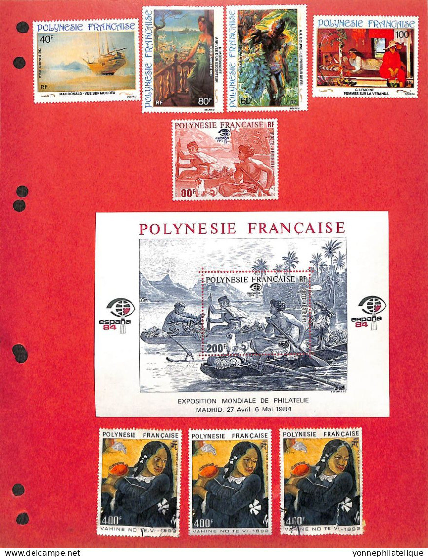 POLYNESIE FRANCAISE - SUPERBE Collection Neufs et oblitérés sur charnieres   - états :voir tous les scans-