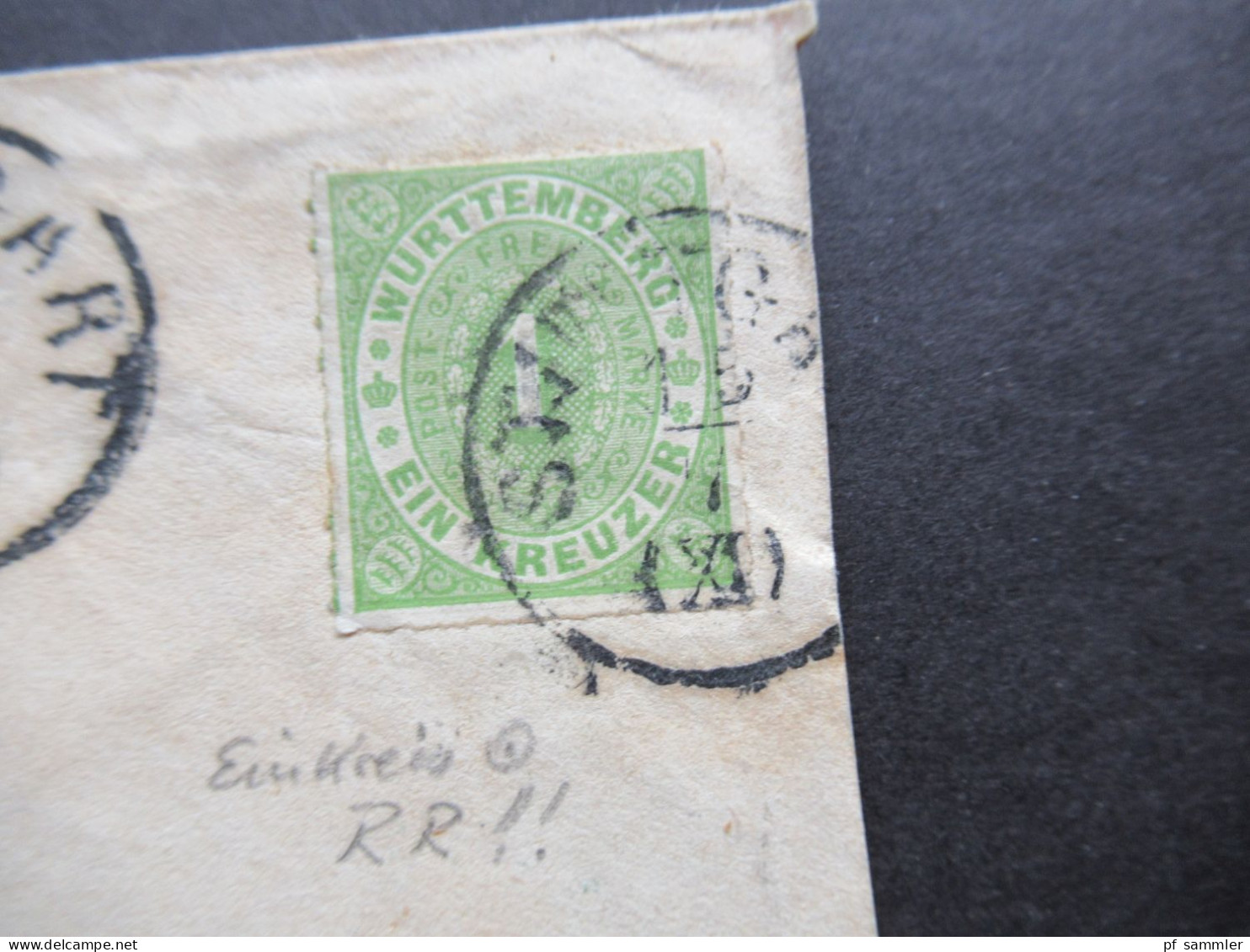 AD Württemberg Um 1869 Nr.35 EF Mit Einkreisstempel K1 Stuttgart XI Ortsbrief Stuttgart - Lettres & Documents