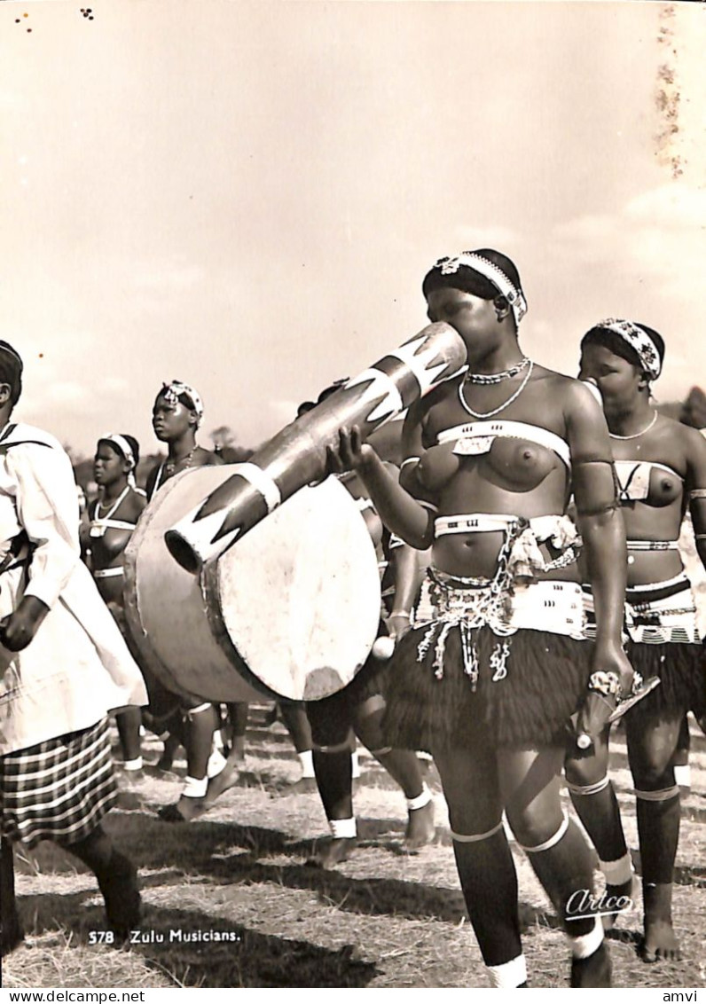 23-0400 Zulu Musicians Musiciens Zulu Afrique Du Sud - Sud Africa
