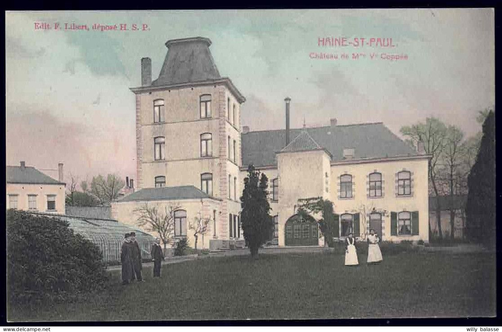 +++ CPA - HAINE ST PAUL - Château De Me Coppée - Couleur   // - La Louvière