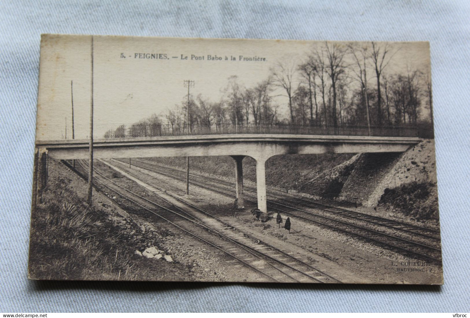 Feignies, Le Pont Babo à La Frontière, Nord 59 - Feignies