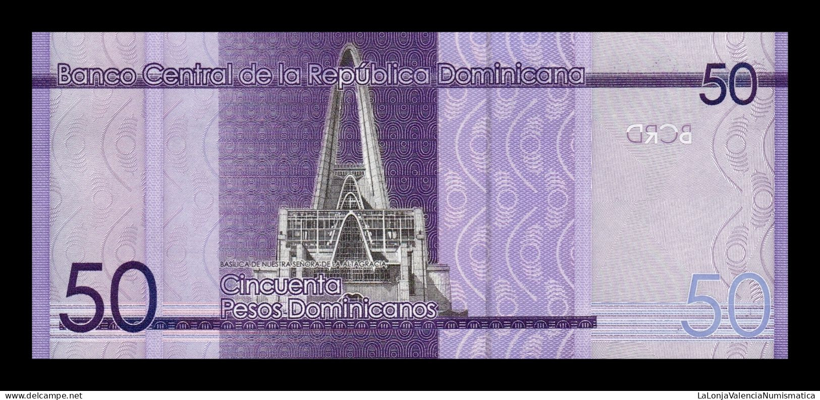 República Dominicana 50 Pesos Dominicanos 2015 Pick 189b Low Serial 913 Sc Unc - Dominicaine