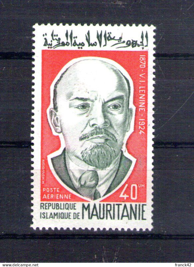 Mauritanie. Poste Aérienne. Cinquantenaire De La Mort De Lénine - Mauritanie (1960-...)