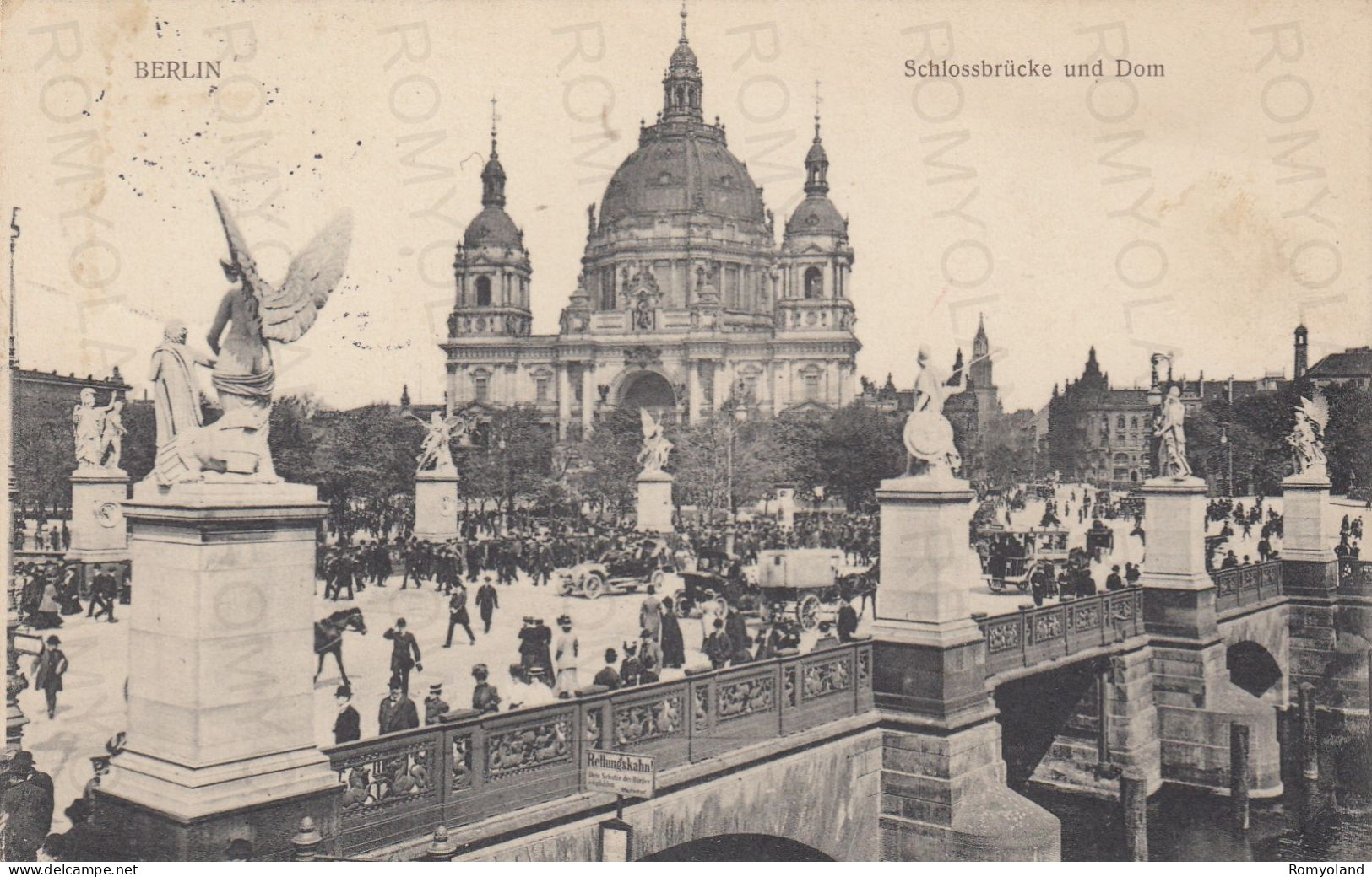 CARTOLINA  BERLIN,GERMANIA-SCHLOSSBRUCKE UND DOM-VIAGGIATA 1913 - Schöneberg