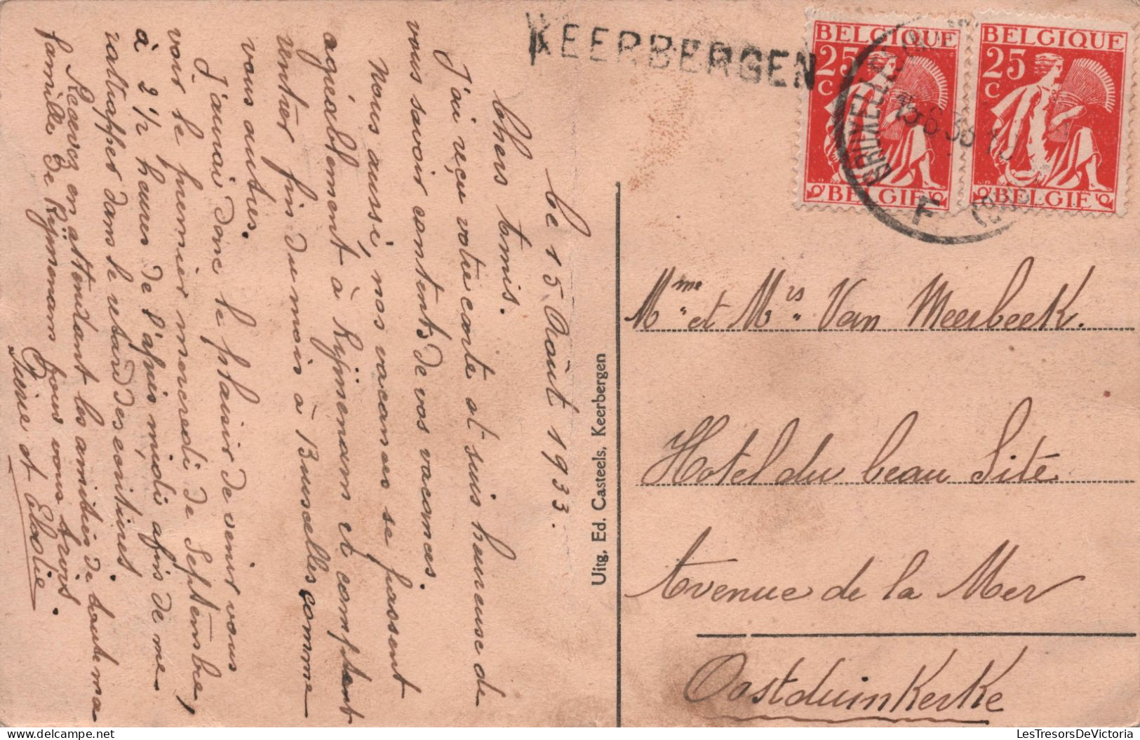 BELGIQUE - Keerbergen - La Bicoque - Griffe Keerbergen - Carte Postale Ancienne - Autres & Non Classés