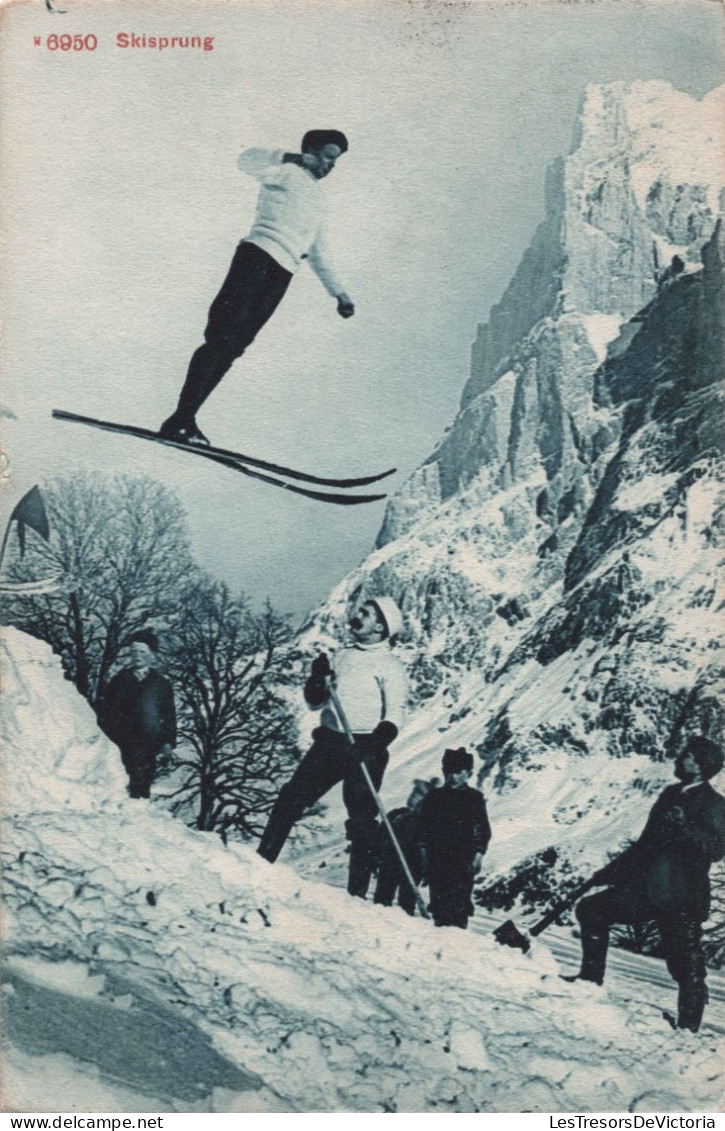 Sports D'hiver - Ski - Skisprung - Carte Postale Ancienne - Sport Invernali