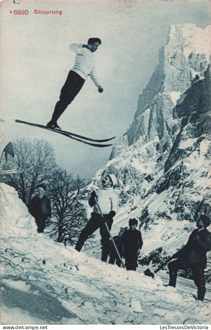 Sports D'hiver - Ski - Skisprung - Carte Postale Ancienne - Winter Sports