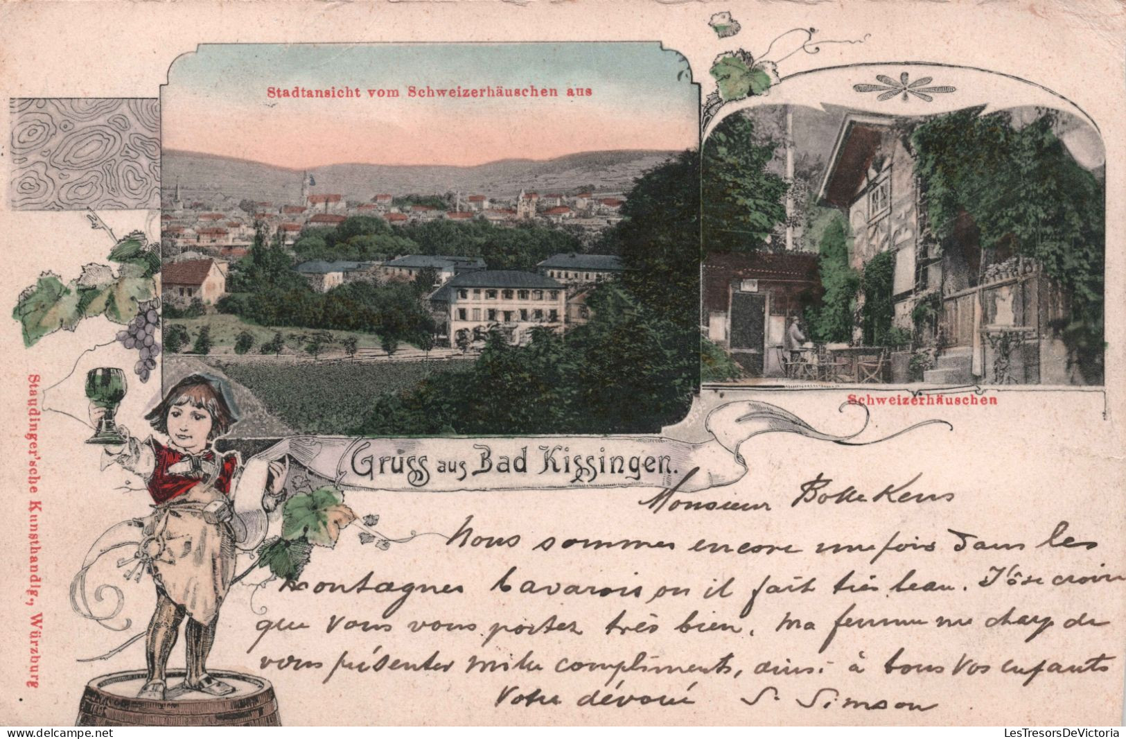 Allemagne - Gruss Aus Bad Kissingen - Carte Multivues  - Carte Postale Ancienne - Bad Kissingen