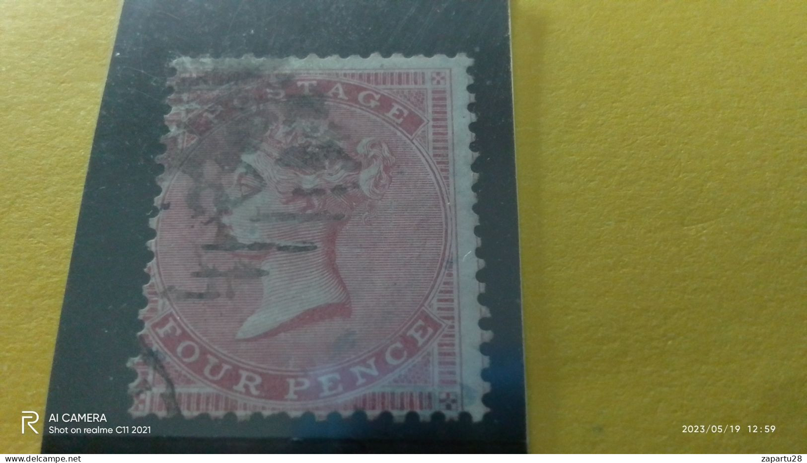 İNGİLTERE- 1855- 57             4P          VİCTORIA        USED - Used Stamps