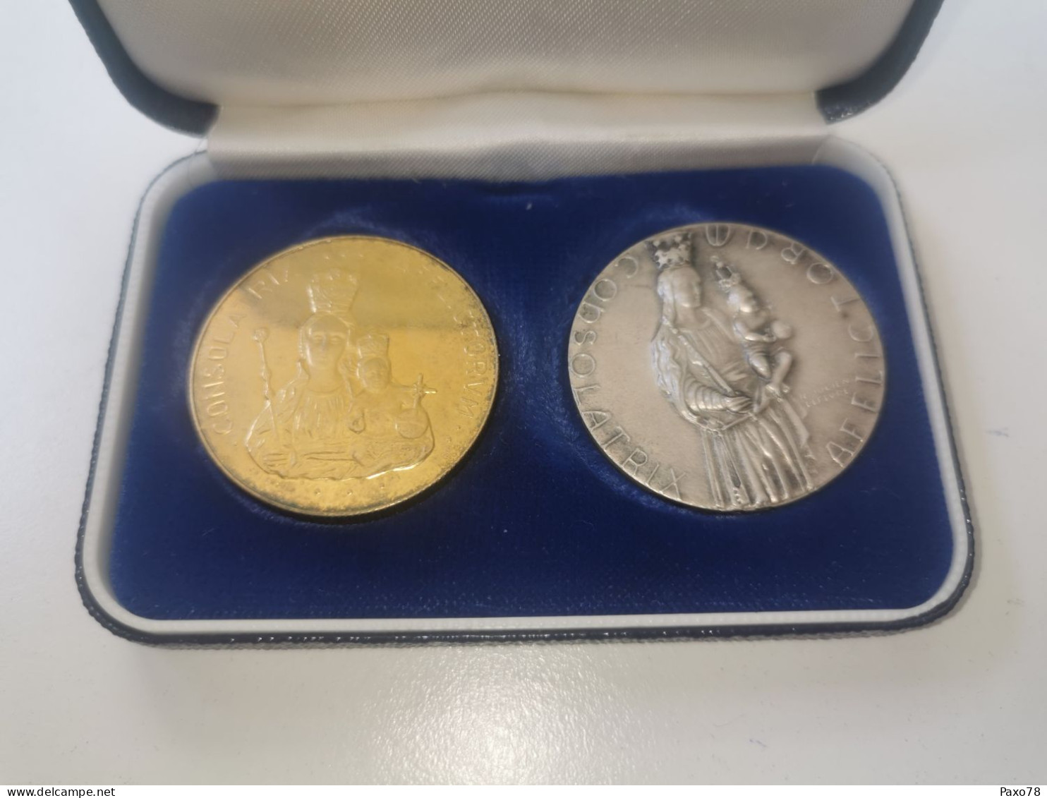 Luxembourg Médaille, Consolatrix Afflictorum", Nina Et Julien Lefevre, 1966, Engels, 1978. Argent - Altri & Non Classificati