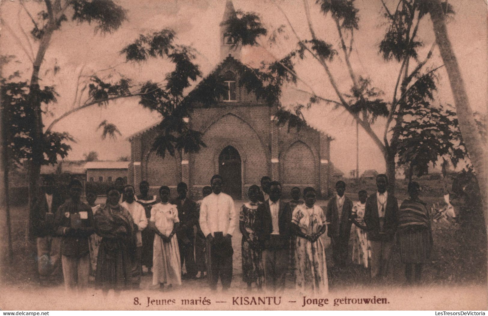 Kisantu - Jeunes Mariés - Jonge Getrouwden   - Carte Postale Ancienne - Sonstige & Ohne Zuordnung