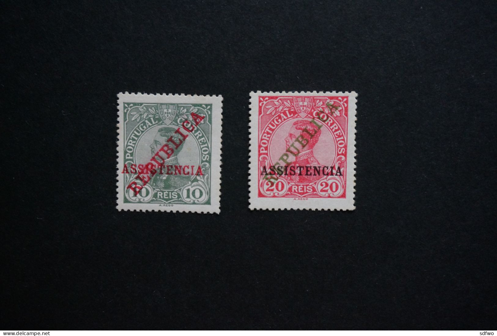 (M) Portugal - 1911 Postal Tax King Manuel Good Set - Af. IP 01/ 02  (MNH) - Unused Stamps