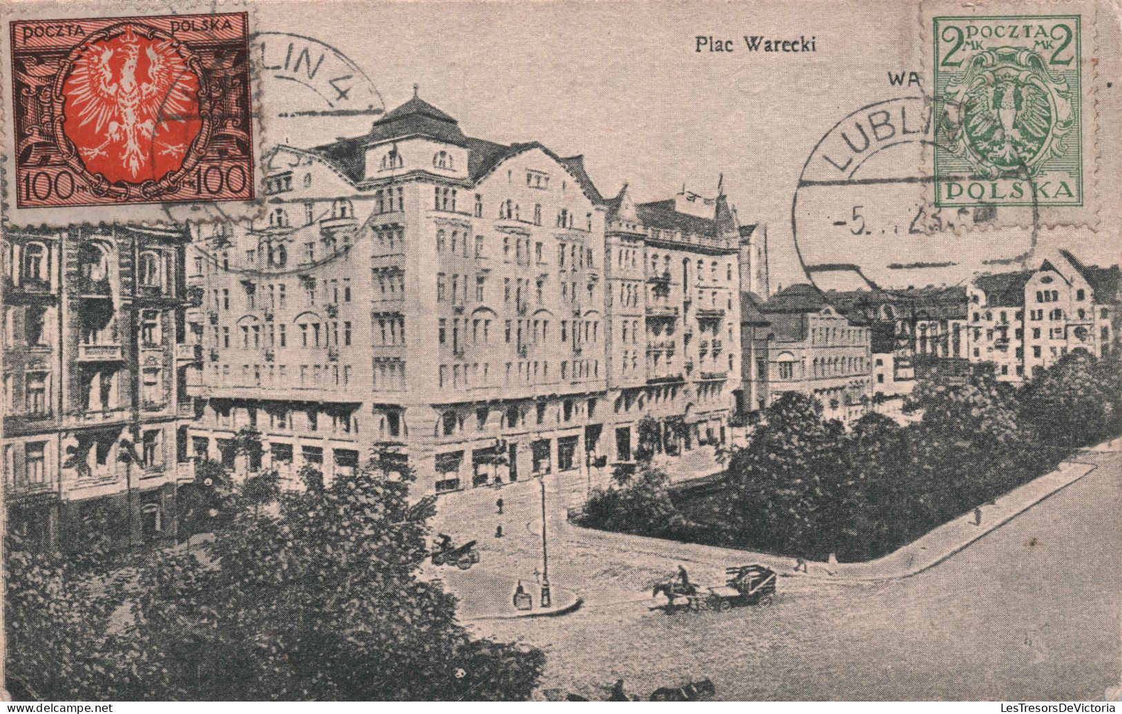 POLOGNE - Plac Wareeki - Carte Postale Ancienne - Pologne