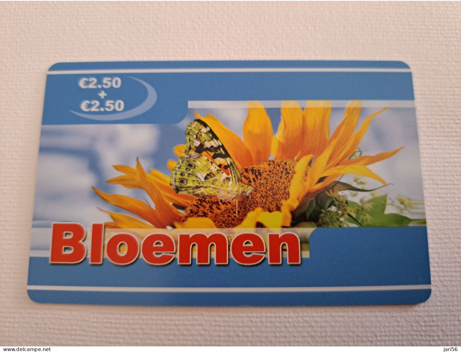 NETHERLANDS /  PREPAID / BLOEMEN/ € 2,50 + € 2,50 / FLOWERS  ,- USED  ** 13459** - Private