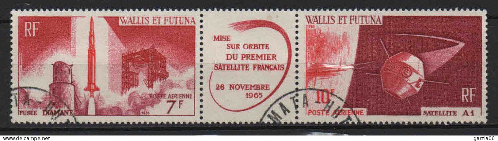 Wallis Et Futuna  - 1965  -  1ier Satellite Français  - PA 24/25A - Oblit - Used - Used Stamps