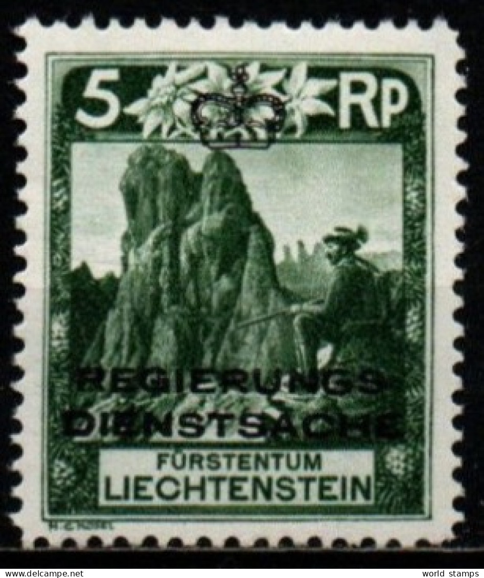 LIECHTENSTEIN 1932 * - Dienstmarken