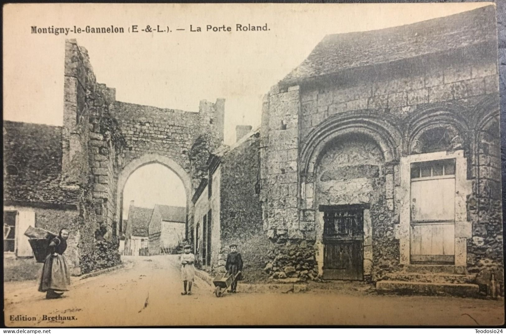 Montigny Le Gannelon.-LA PORTE ROLAND. - Montigny-le-Gannelon