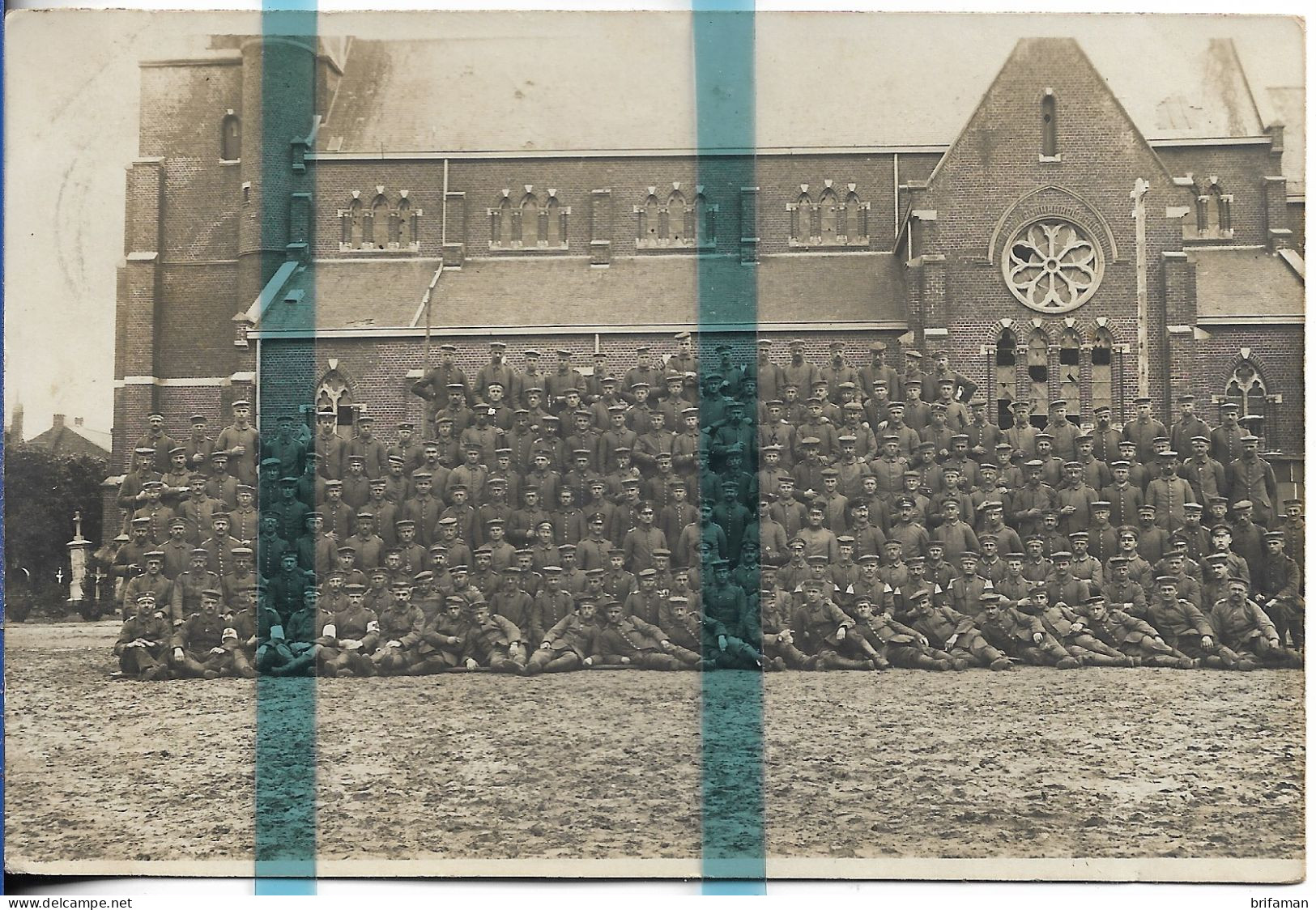 BELGIQUE REGION WALLONNE TEN BRIELEN / COMINES / WARNETON CARTE PHOTO ALLEMANDE MILITARIA 1914/1918 WK1 WW1 - Komen-Waasten