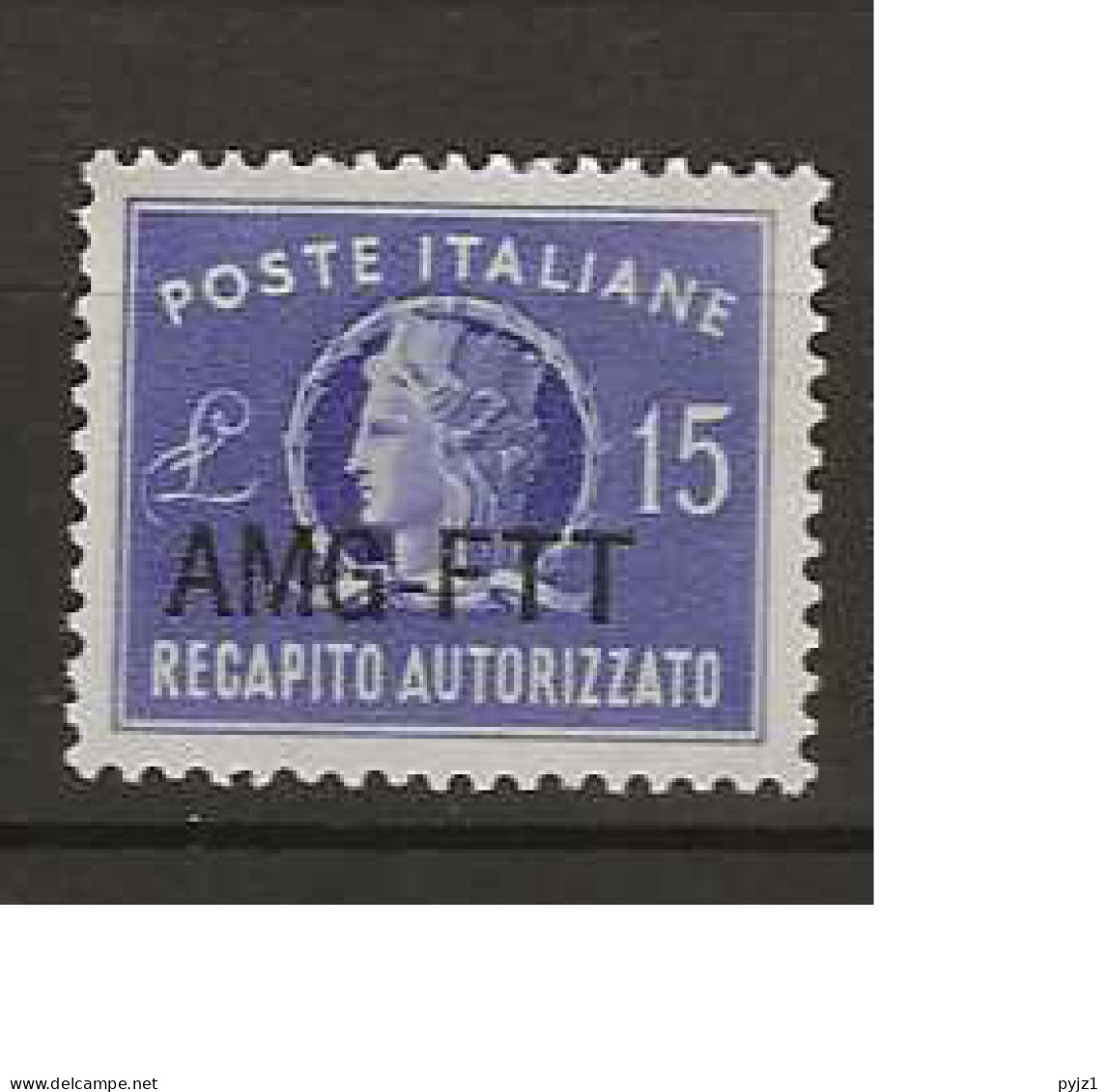 1949 MNH Triest, MIchel 4, Sassone Recapito 4 Postfris** - Paquetes Postales/consigna