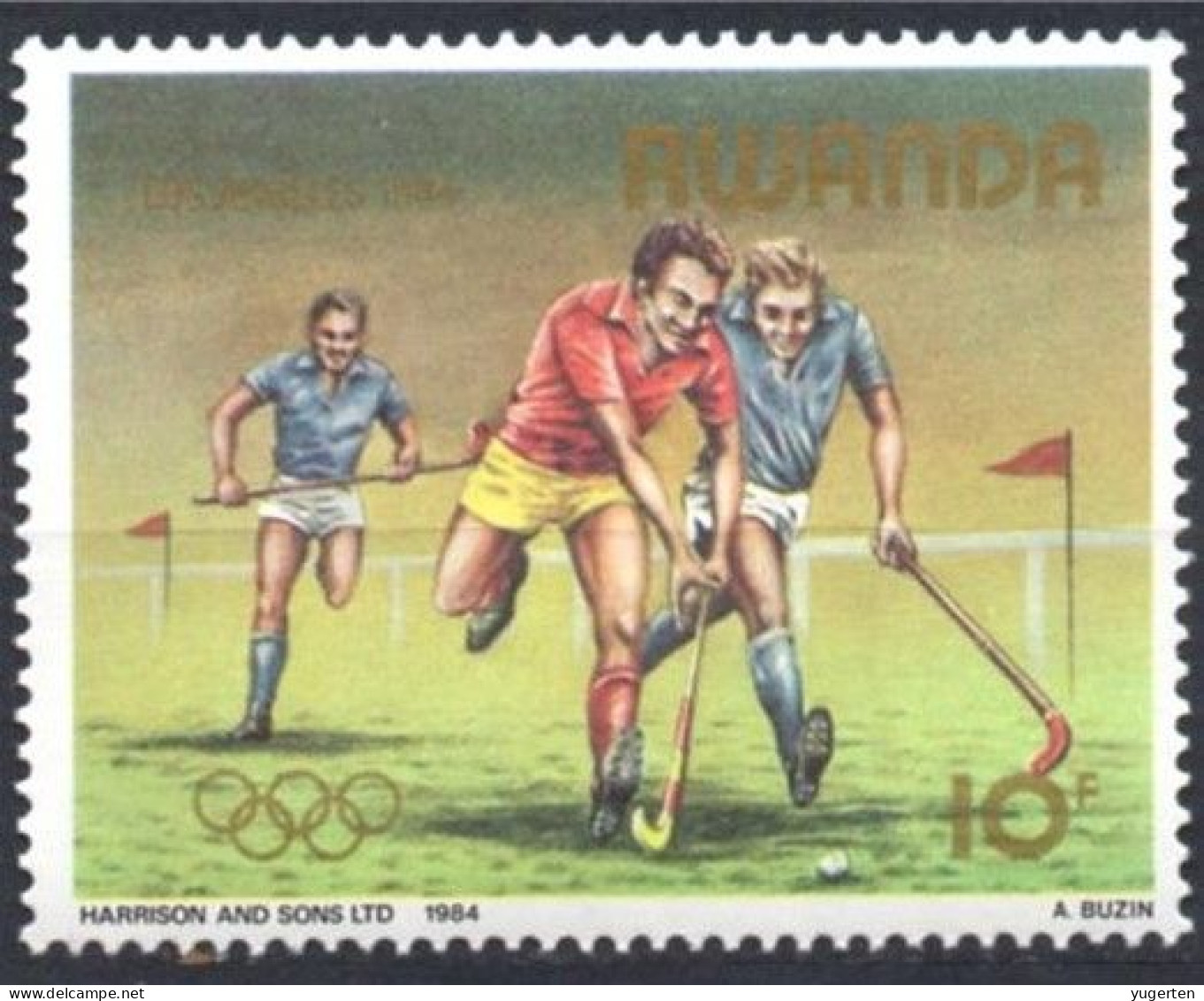 Rwanda 1984 - 1v - MNH -  Field Hockey Sur Gazon - Sobre Hierba - Feldhockey - Hockey Su Prato - Veld Hockey - Rasenhockey