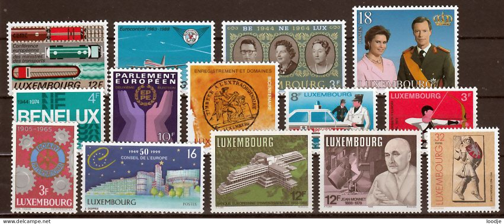 Verzameling Luxemburg  Div. Postfris - Colecciones