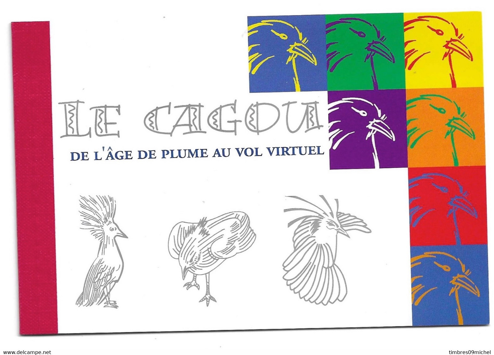 Nouvelle-Calédonie C 903** Centenaire Du 1er Cagou De L'âge De Plume Au Vol Virtuel - Booklets