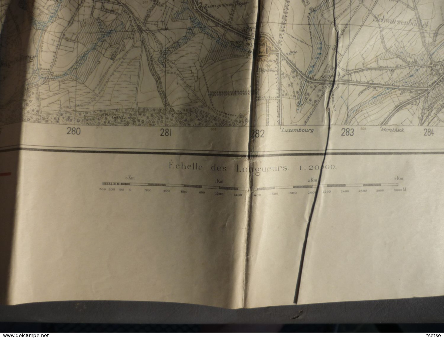 Plan Militaire D'Elsenborn - Année 1930 - Elsenborn (camp)