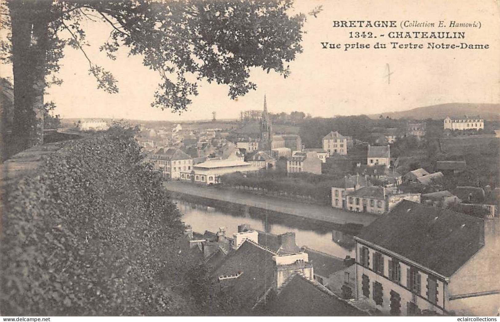 Châteaulin       29          Vue Prise Du Tertre Notre Dame         N° 1342     (voir Scan) - Châteaulin