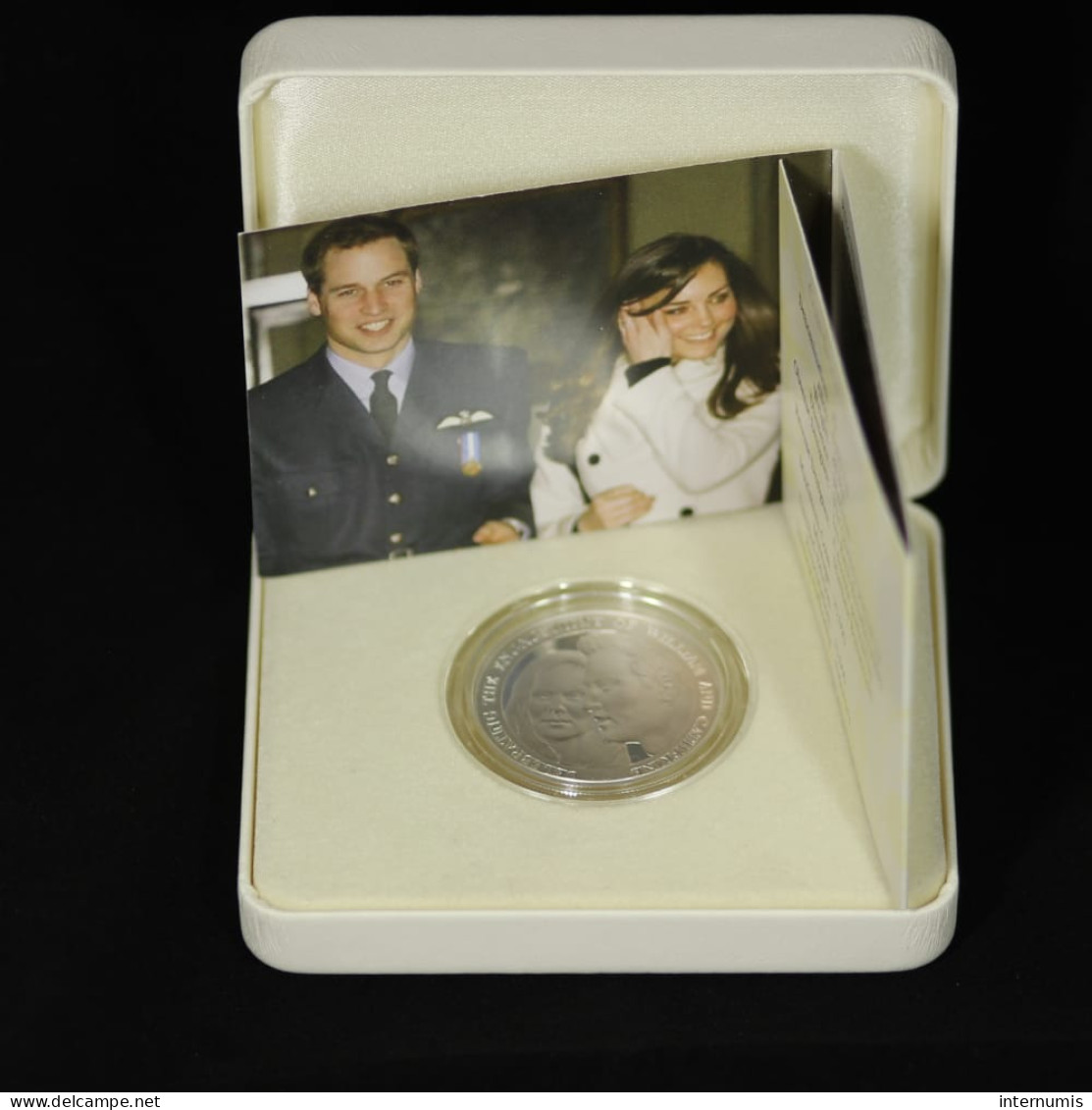 Angleterre / UK, Fiançailles Royales / A Royal Engagement (Kate & William), 5 Pounds, 2010, Argent (Silver), FDC (Proof) - Mint Sets & Proof Sets