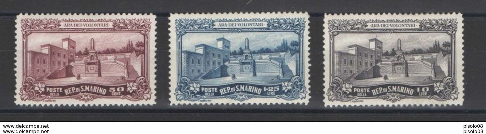 SAN MARINO 1927 ARA DEI VOLONTARI ** MNH - Unused Stamps