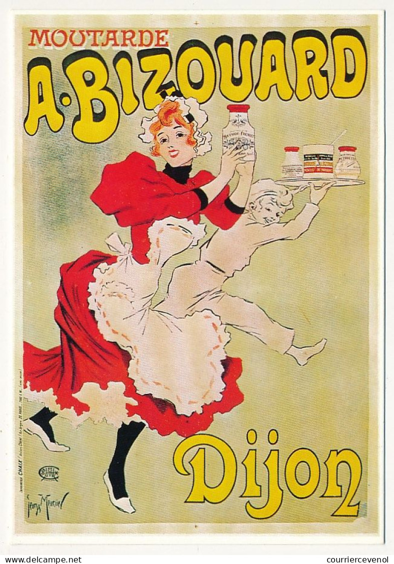 CPM - DIJON (Côte D'Or) - Reproduction D'affiche Publicitaire : Moutarde A. Bizouard, Par G. Meunier 1898 - Dijon