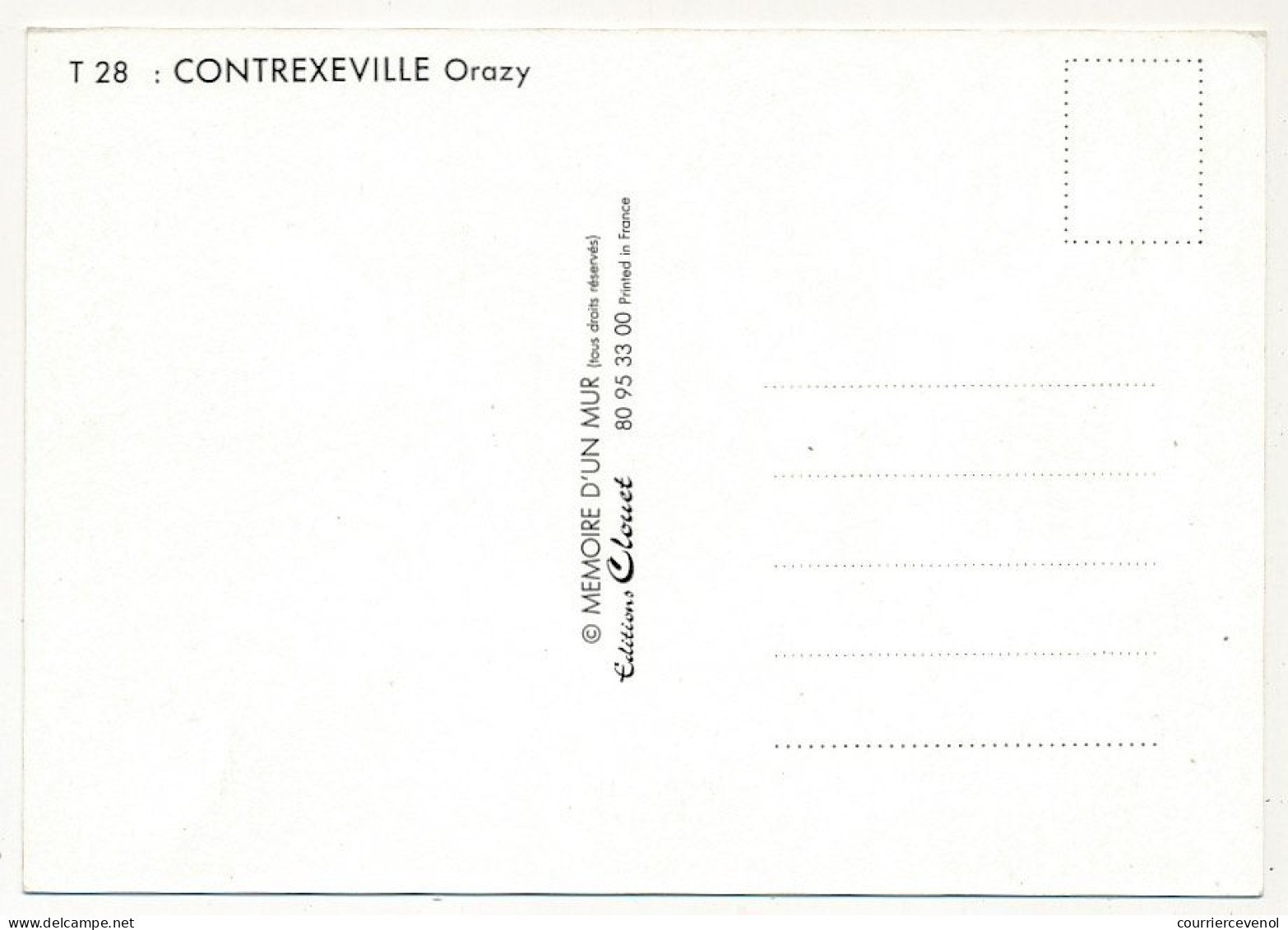 CPM - CONTREXEVILLE (Vosges) - Reproduction D'affiche Publicitaire : Contrexéville, Chemin De Fer De L'Est - Sonstige & Ohne Zuordnung