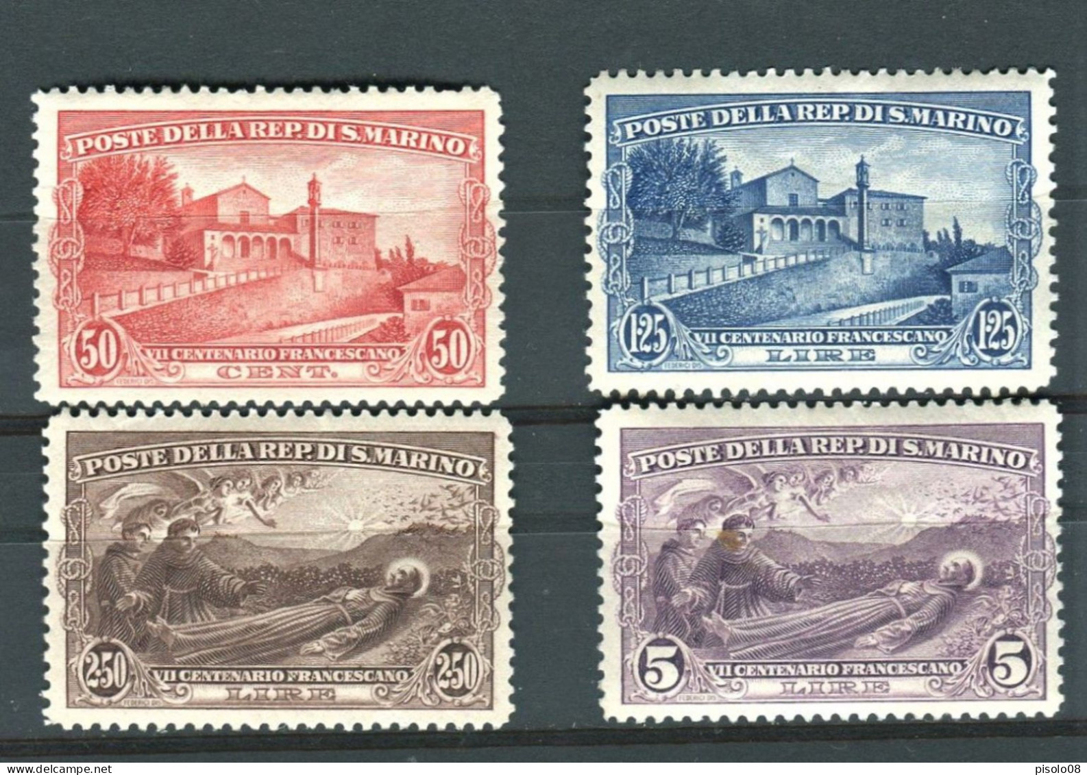 SAN MARINO 1928 S. FRANCESCO ** MNH - Neufs