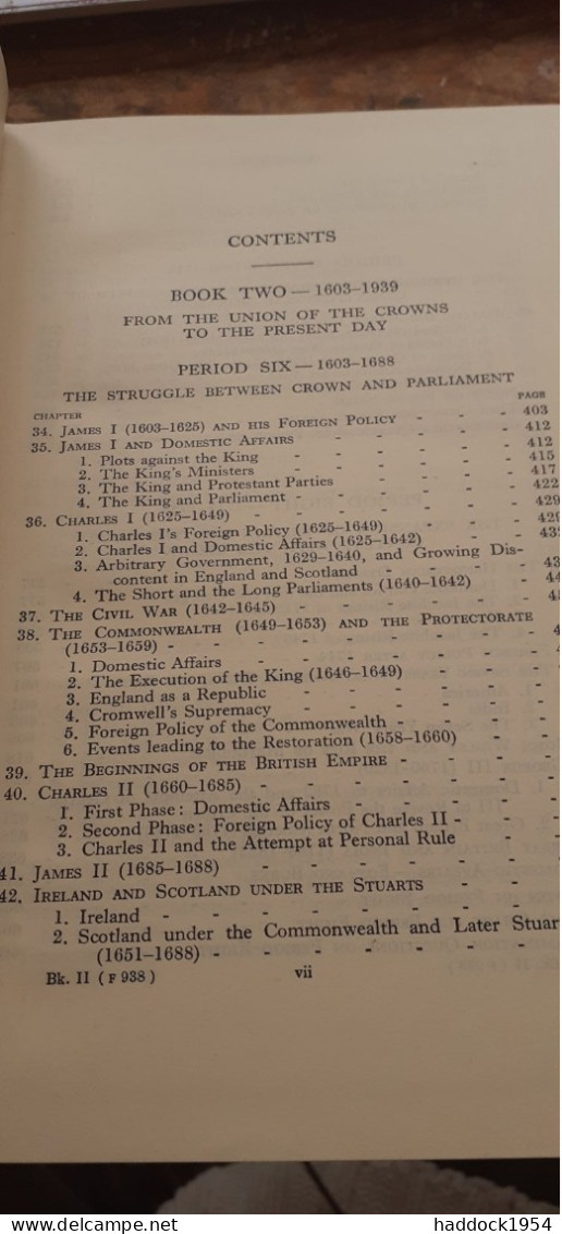 the new groundwork of british history GEORGE TOWNSEND WARNER HENRY MARTEN blackie et son 1947