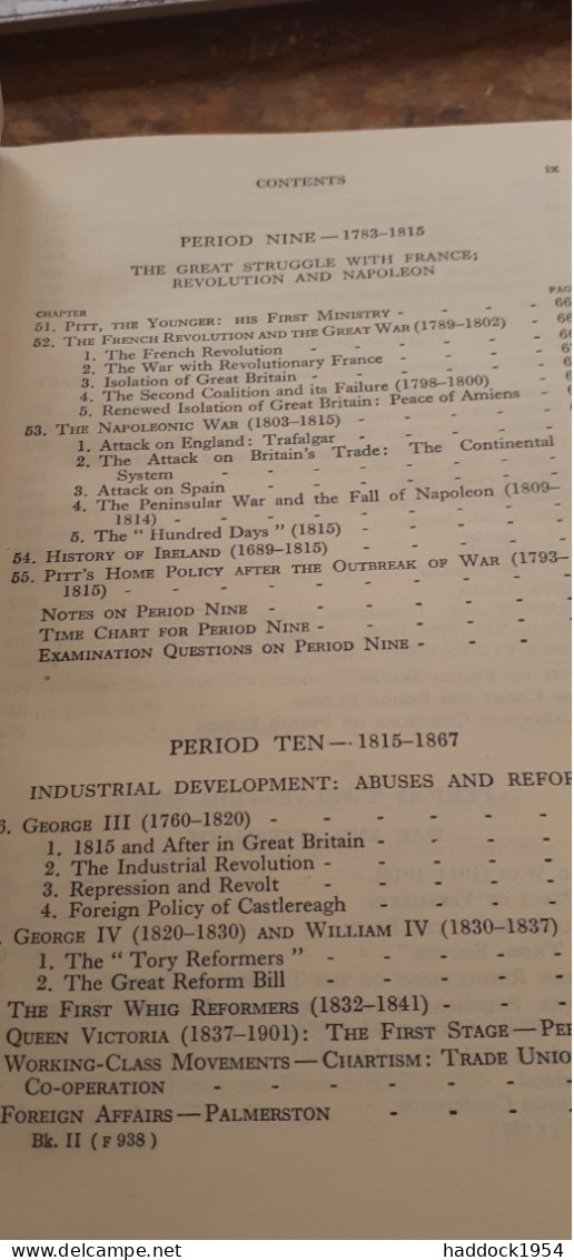 the new groundwork of british history GEORGE TOWNSEND WARNER HENRY MARTEN blackie et son 1947