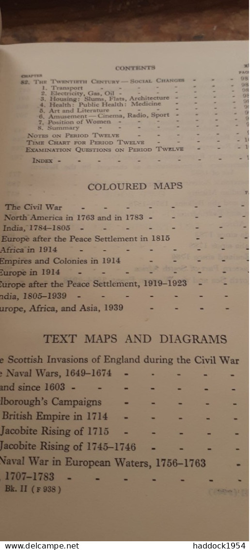 the new groundwork of british history GEORGE TOWNSEND WARNER HENRY MARTEN blackie et son 1947