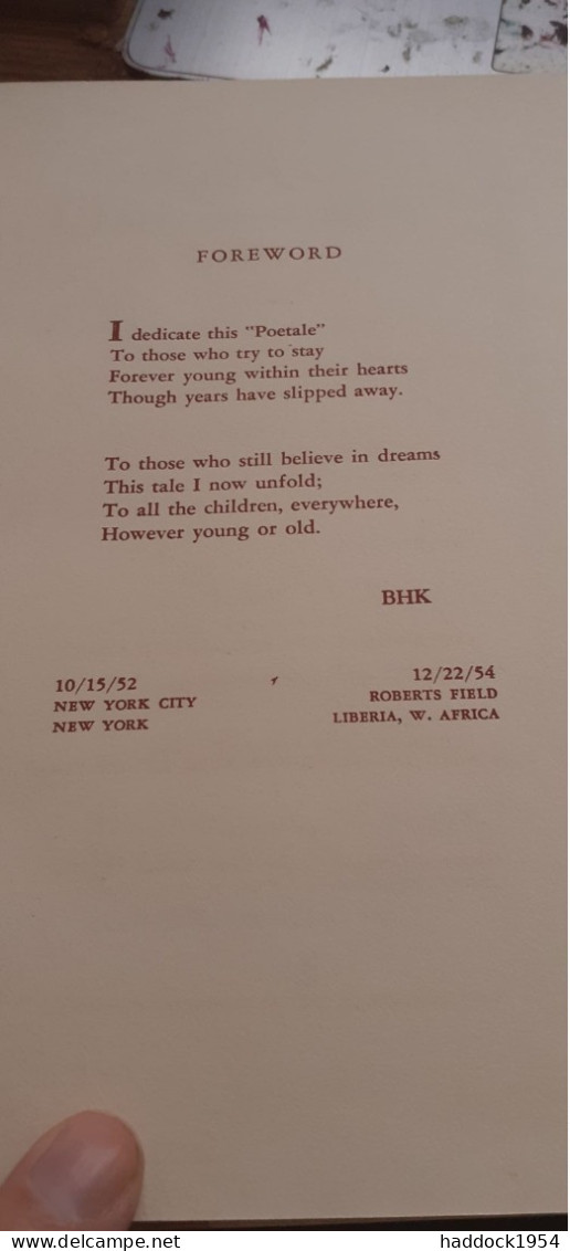 Once Upon A Pony Children's "poetale" BERT HOWARD KLEIN Pageant Press 1955 - Autres & Non Classés