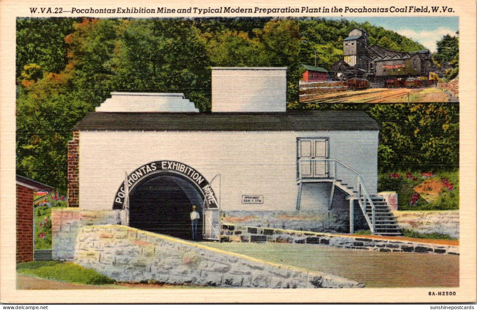 West Virginia Pocahontas Coal Field Pocahontas Exhibition Mine And Typical Modern Preparation Plant Curteich - Altri & Non Classificati