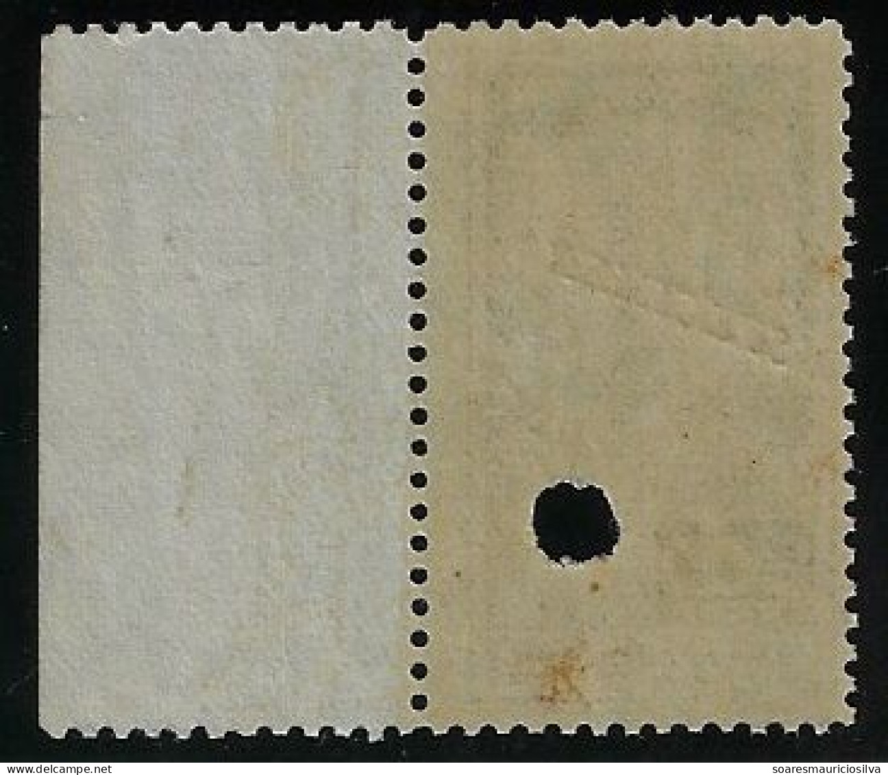 Brazil 1909 RHM-C-9 Panamerican Stamp Hole &overprint Specimen Bonifácio San Martin Hidalgo Washington O'Higgins Bolivar - Nuovi