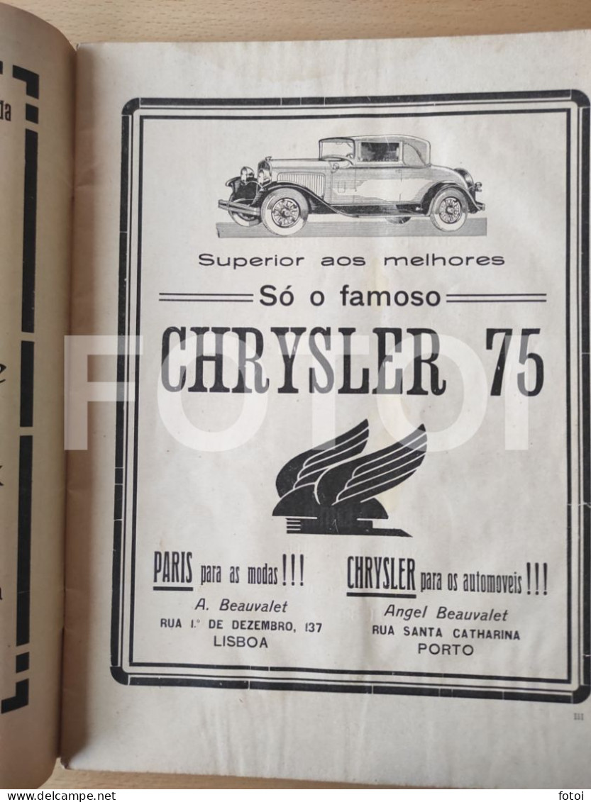 1929 CHRYSLER AUBURN OAKLAND ACP AUTOMOVEL CLUB PORTUGAL MAGAZINE - Magazines