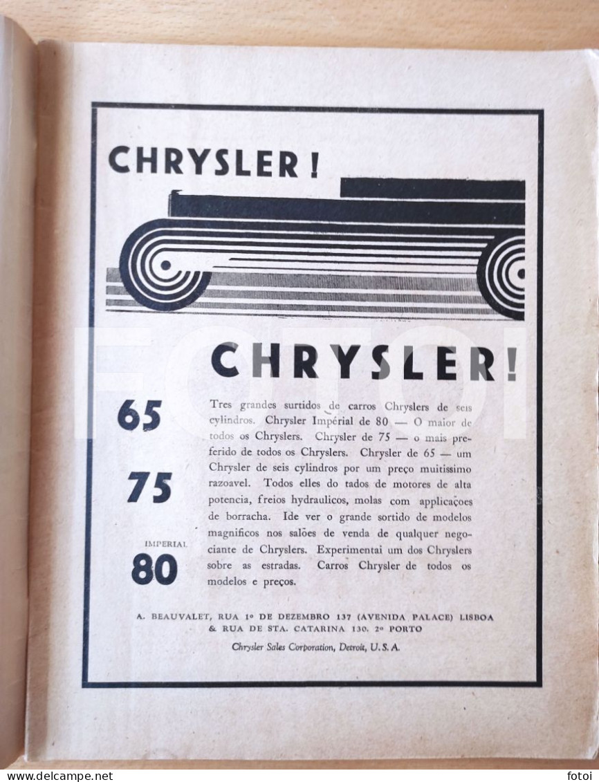 Nº 2 REVISTA 1929 ACP AUTOMOVEL CLUB PORTUGAL MAGAZINE LATIL MARMON CITROEN PEUGEOT RAMPA SINTRA - Zeitungen & Zeitschriften