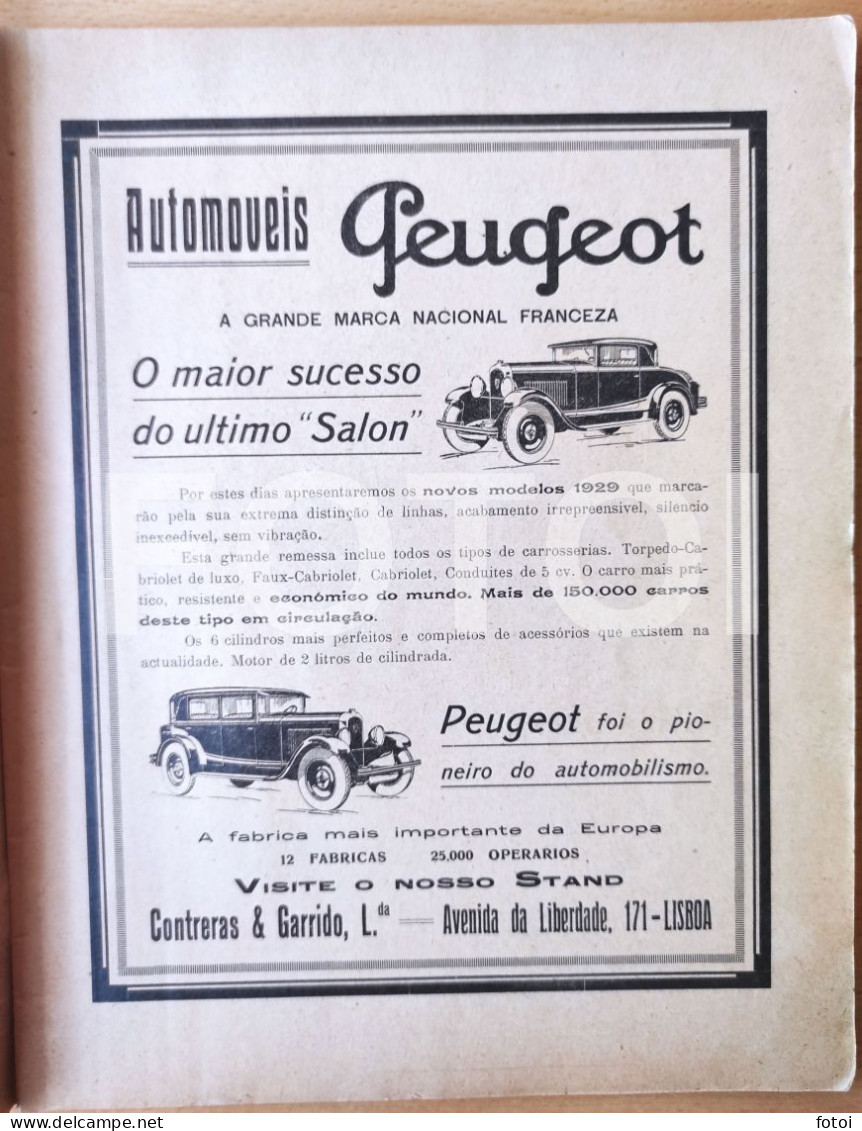 Nº 2 REVISTA 1929 ACP AUTOMOVEL CLUB PORTUGAL MAGAZINE LATIL MARMON CITROEN PEUGEOT RAMPA SINTRA - Tijdschriften