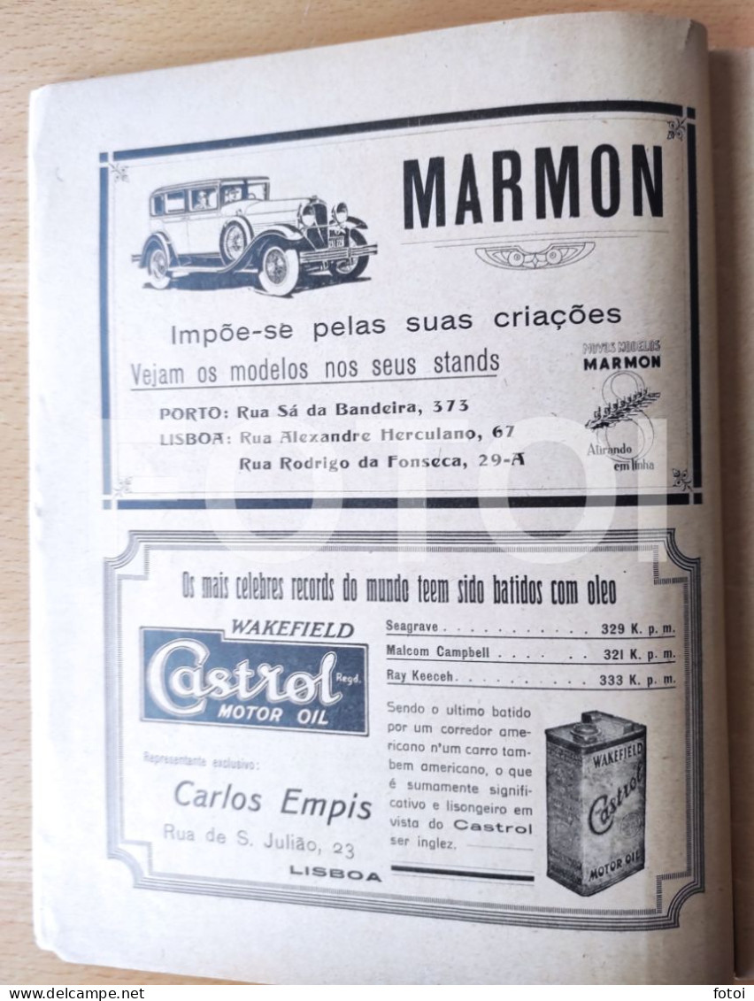Nº 2 REVISTA 1929 ACP AUTOMOVEL CLUB PORTUGAL MAGAZINE LATIL MARMON CITROEN PEUGEOT RAMPA SINTRA