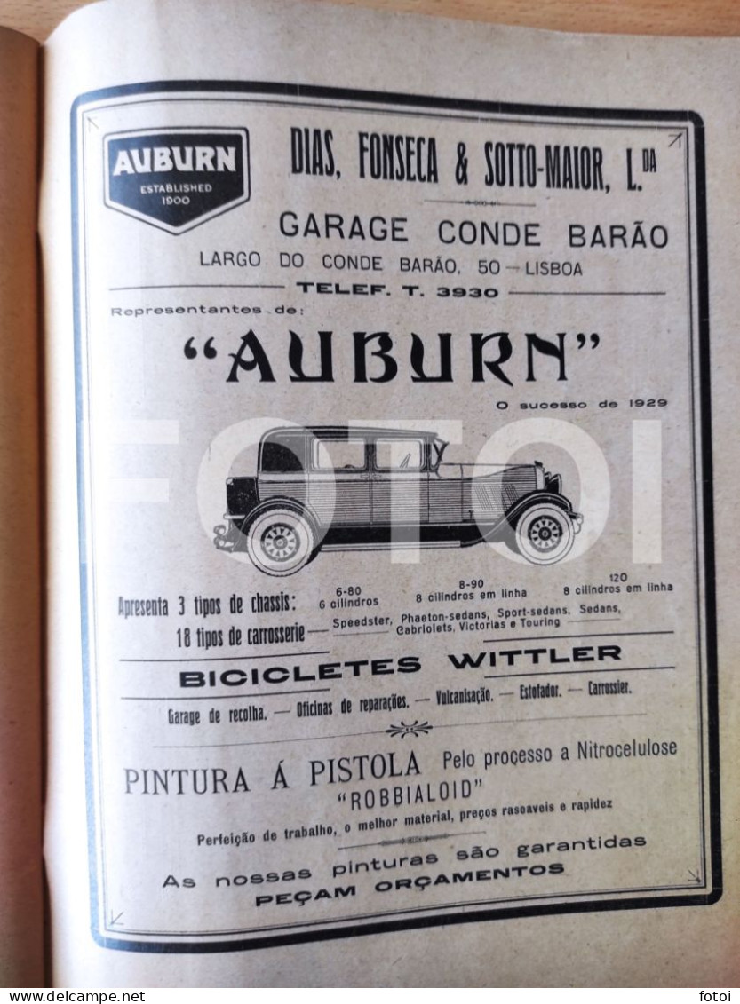 Nº 2 REVISTA 1929 ACP AUTOMOVEL CLUB PORTUGAL MAGAZINE LATIL MARMON CITROEN PEUGEOT RAMPA SINTRA