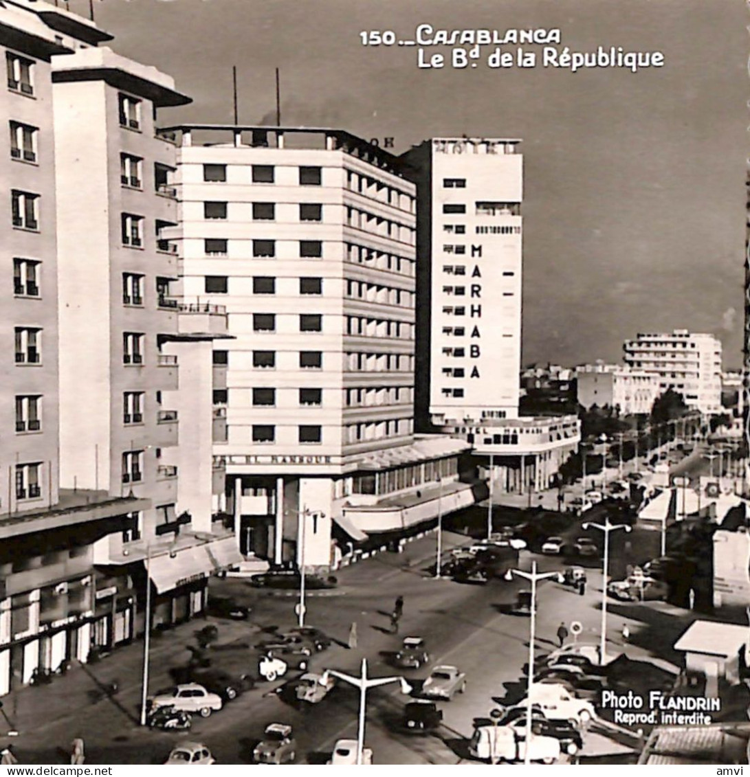 23-0415 Casablanca - lot de 18 cartes postales