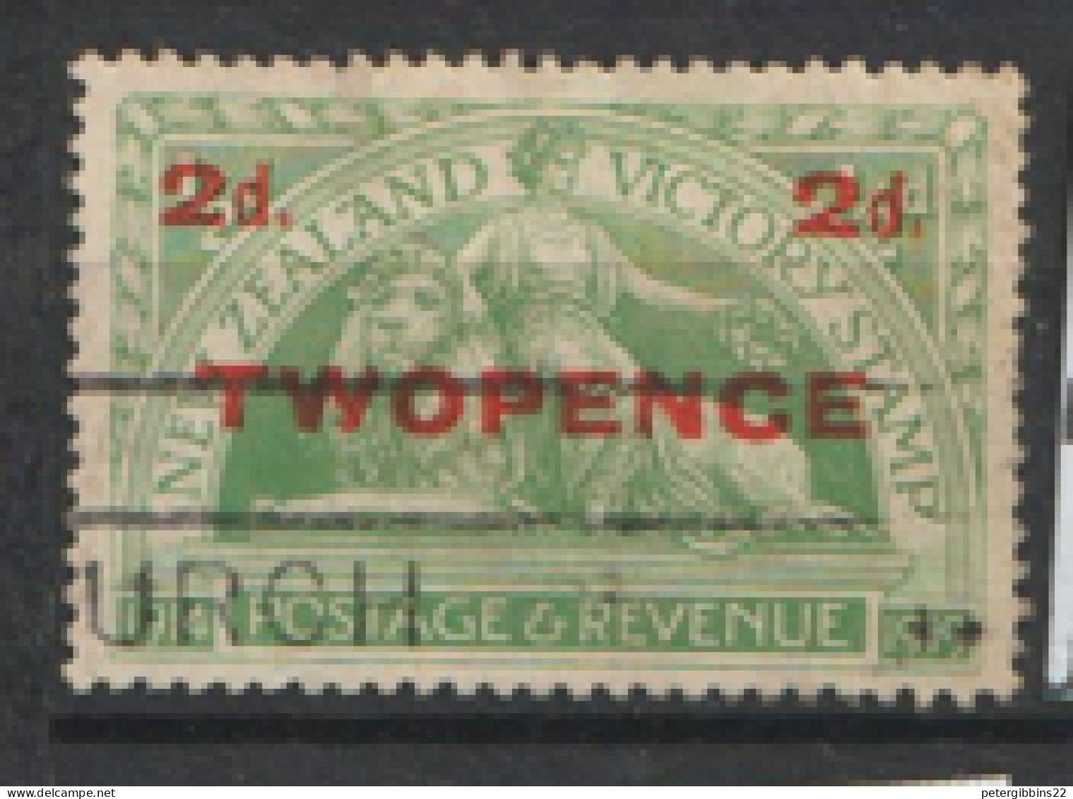 New  Zealand  1922   SG  459   2d  Overprint  Fine Used   - Gebraucht